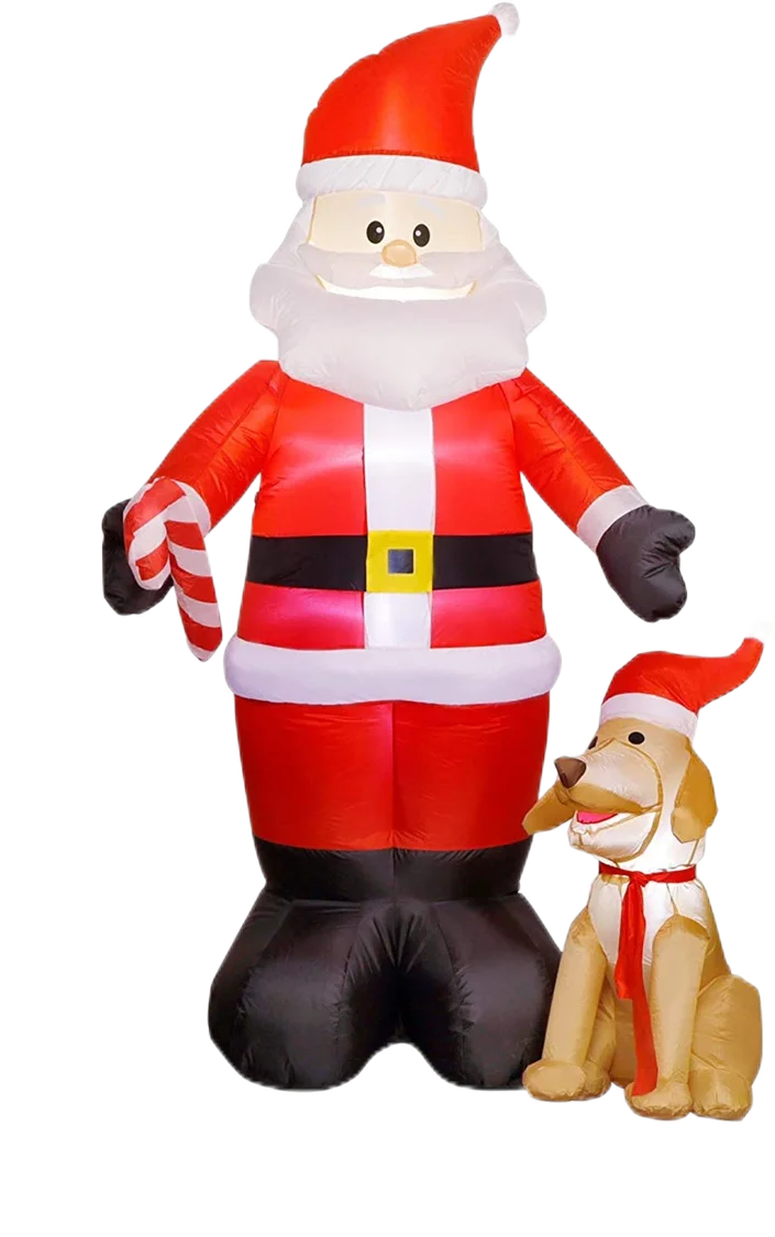 High Quality 4/5/6/7/8ft Outdoor Christmas Decoration Inflatable Giant Santa Claus Amazon