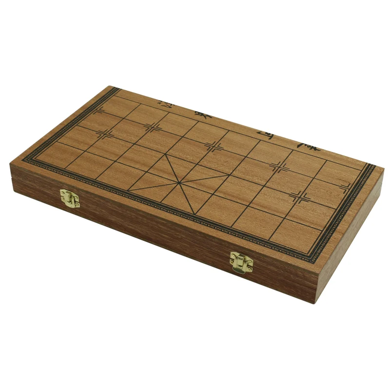 Portable Xiangqi Chinese Chess Set Magnetic Foldable Board Game 25