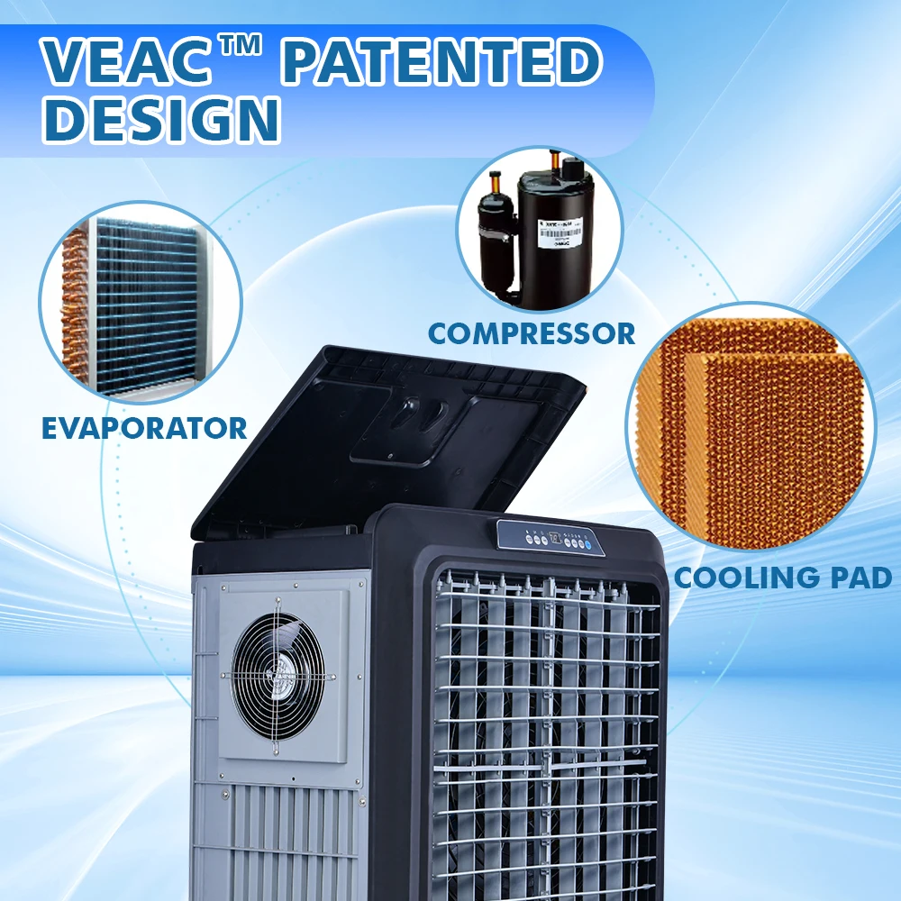 veac VEAC09 Portable Air Conditioner, 100L water