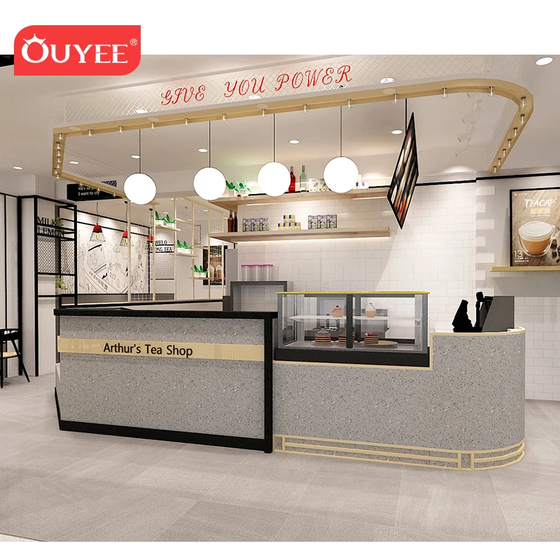 Small Coffee Kiosk Design Commercial Coffee Shop Counters Cafe Counter for Coffee Shop Decoration Designs