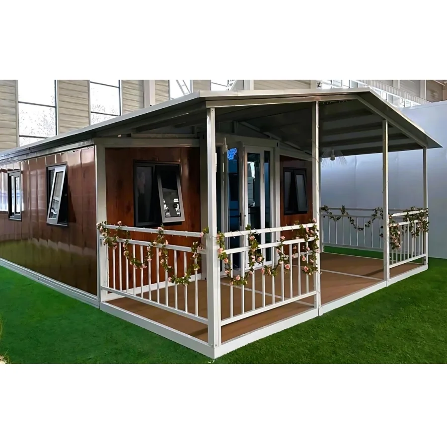 Folding Container House 3 Bedroom from China - Expandable Modular Steel Structure with Solar Energy Option - Quick Assembly & Export Ready