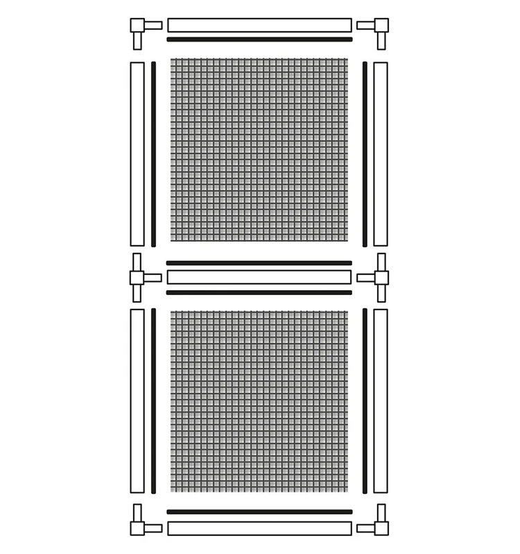Fixed Screen Door Diy Frame Insect Screen Door Hinge Fly Screen Door