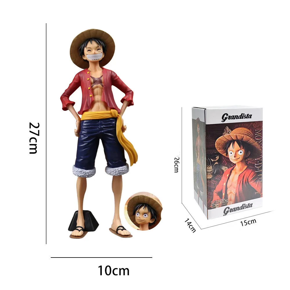 27センチメートルone Piece Monkey D Luffyアクションフィギュア笑顔ルフィ置物change顔pvc模型玩具ギフト Buy ワンピースluffyアクションフィギュア Product On Alibaba Com