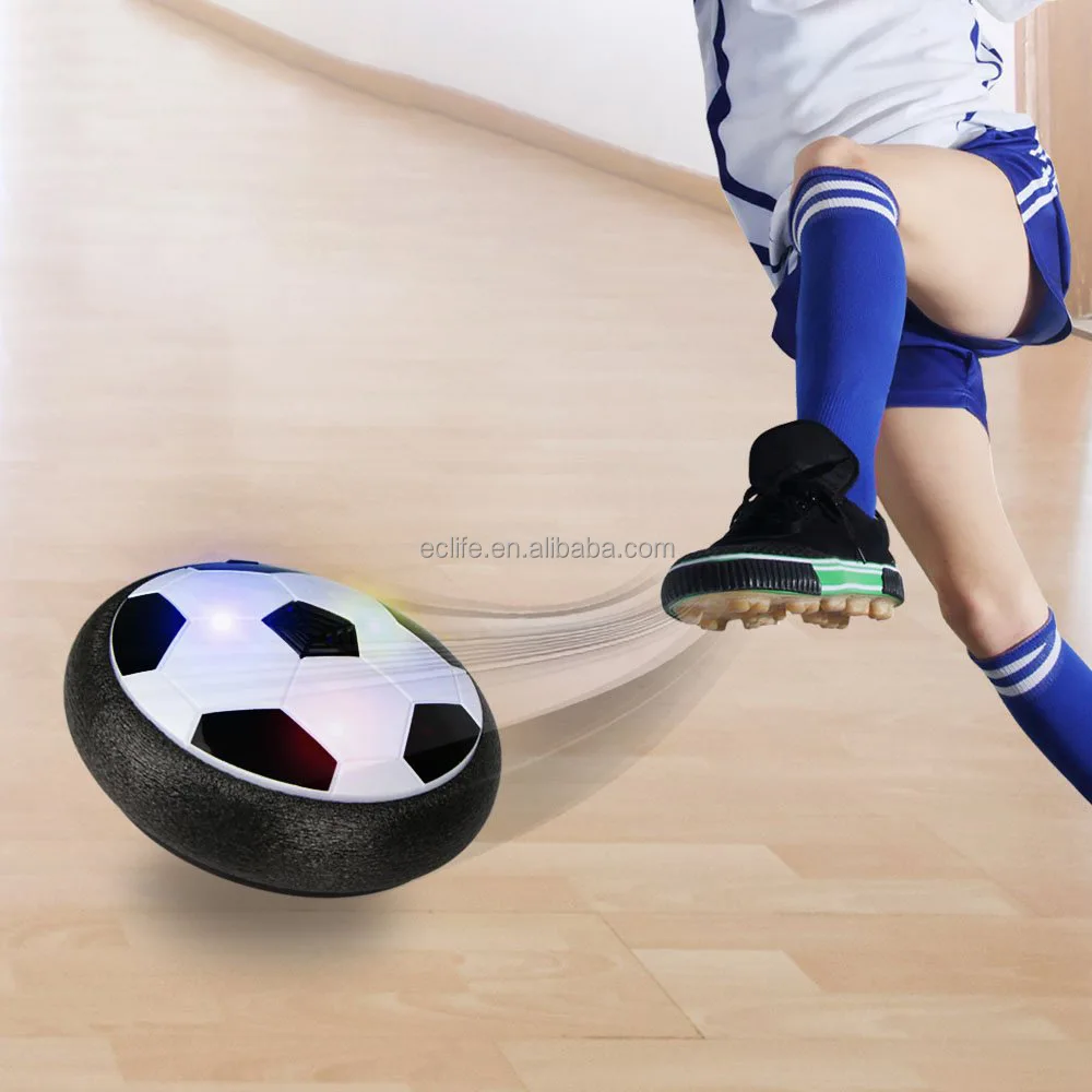 Fun LED Light-Up Hover Soccer Ball Indoor Air Suspension Floating Football Game Safe for Kids Unisex Outdoor Toy