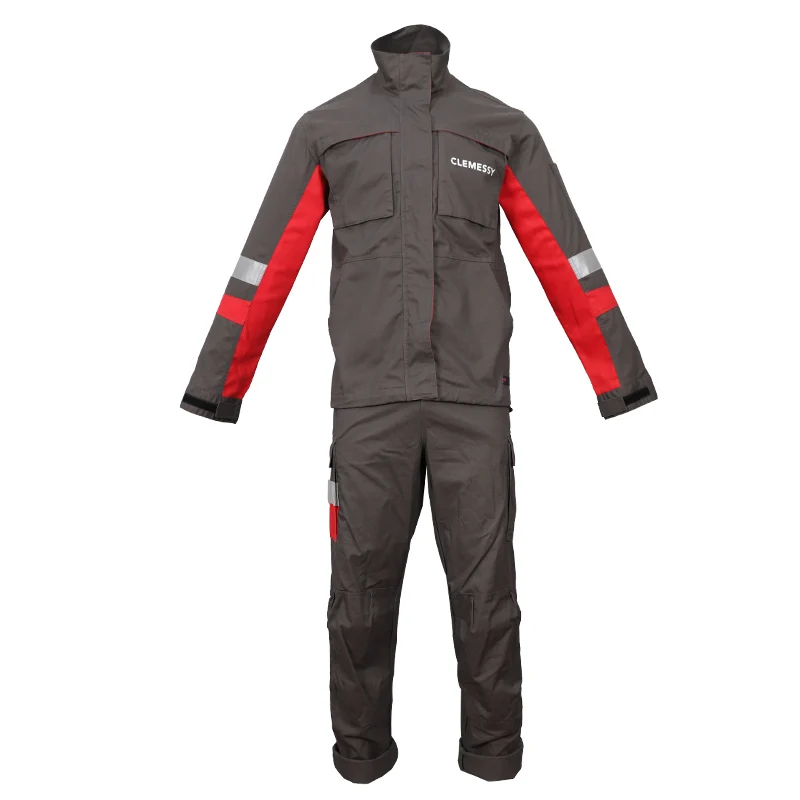 
Customized Factory High Quality Polyester Cotton Work Jacket Overalls 