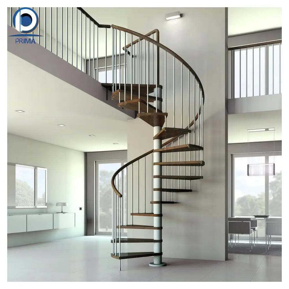 Prima все виды материалов классический дизайн высокое качество горячая Распродажа винтовая лестница