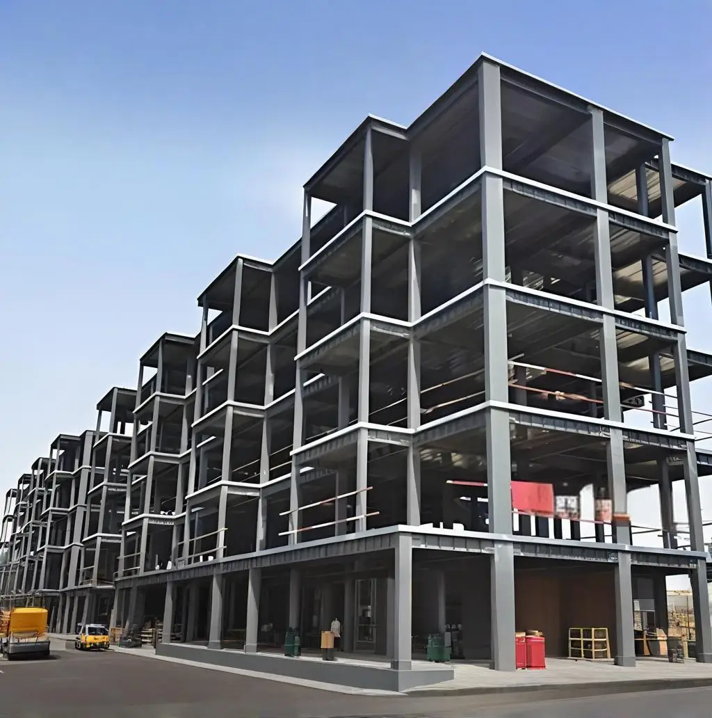 High-Strength Weatherproof Gas Station Canopy Customizable Windproof Rainproof Structure