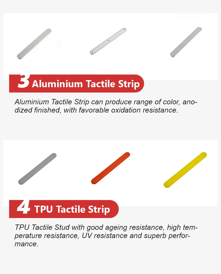 Tactile Indicator Strip For Warning Paving And Anti-slip - Buy Tactile ...