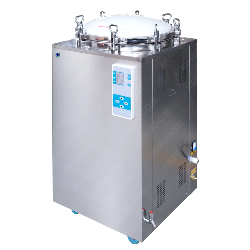 Cost Effective 35L 50L 75L 100L 120L 150L Automatic Pressure Steam Sterilizer Vertical Autoclave Sterilization