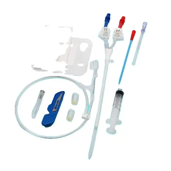 Hemodialysis Catheter Set, Short Term, Peritoneal Dialysis Catheter, Haemodialysis Catheter Kit, Single/Double/Triple Lumen