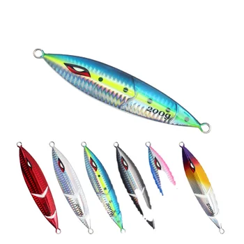 Lure Iron Plate Bait Saltwater Sea Fishing Luminous Lead Fish Bait Bottom Fishing Quick Sinking Bionic Bait Bass No Hooks 120g – Hooks – view 3