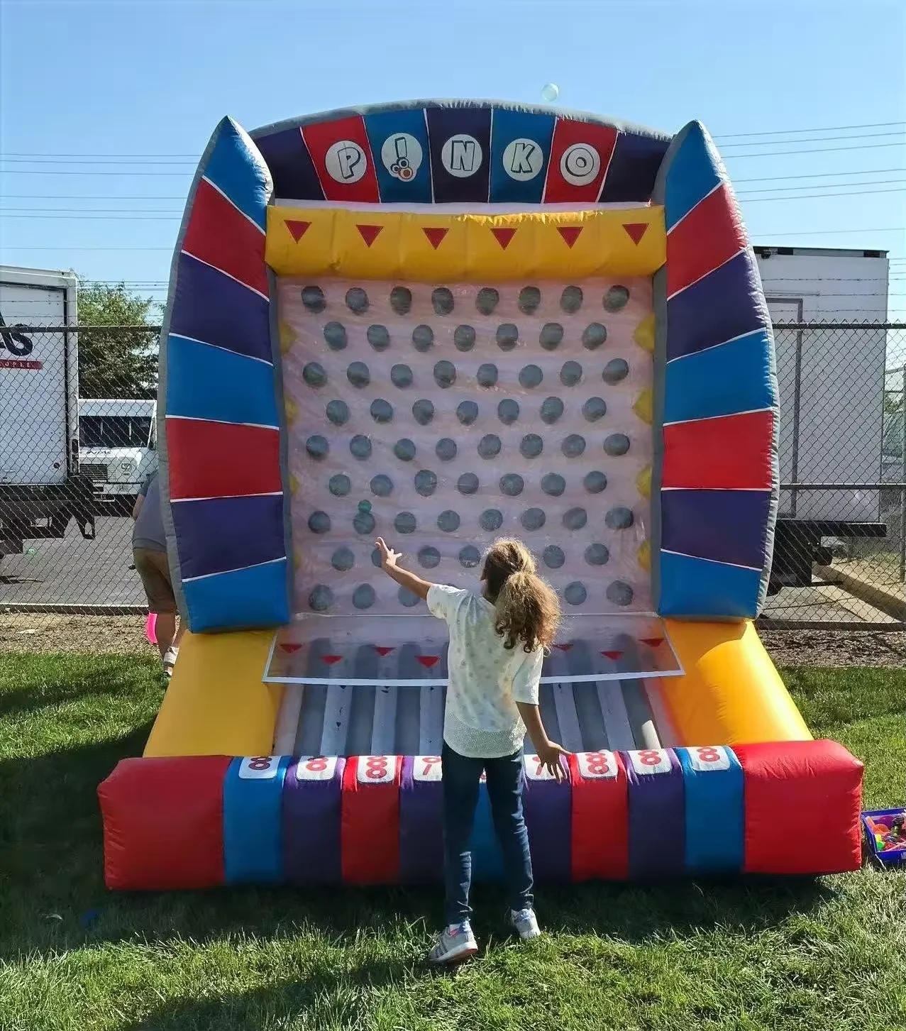 Plinko spel demo interface met uitleg