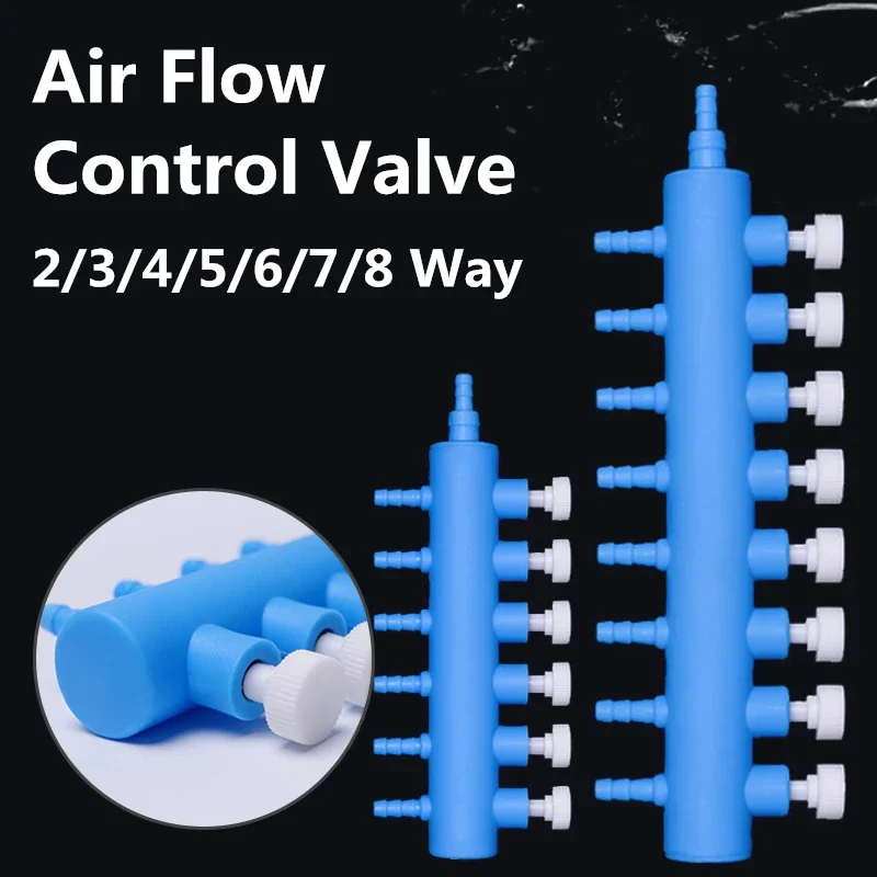 Aquarium Air Flow Control Lever Valve Fish Tank Oxygen Tube Useful Manifold Control Air Pump Accessories Splitter Switch Lever