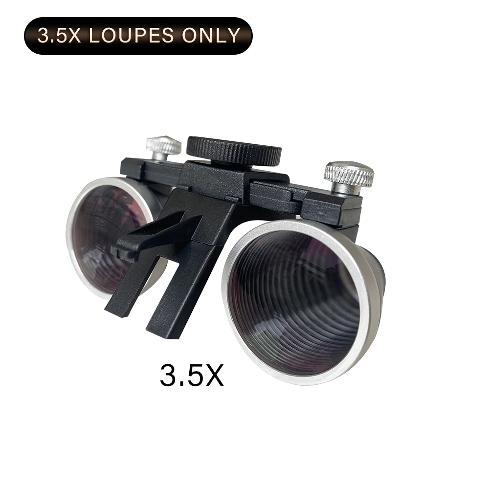 歯科用LEDヘッドライト双眼ルーペ2.5倍3.5倍ヘッドバンド式5W歯科手術