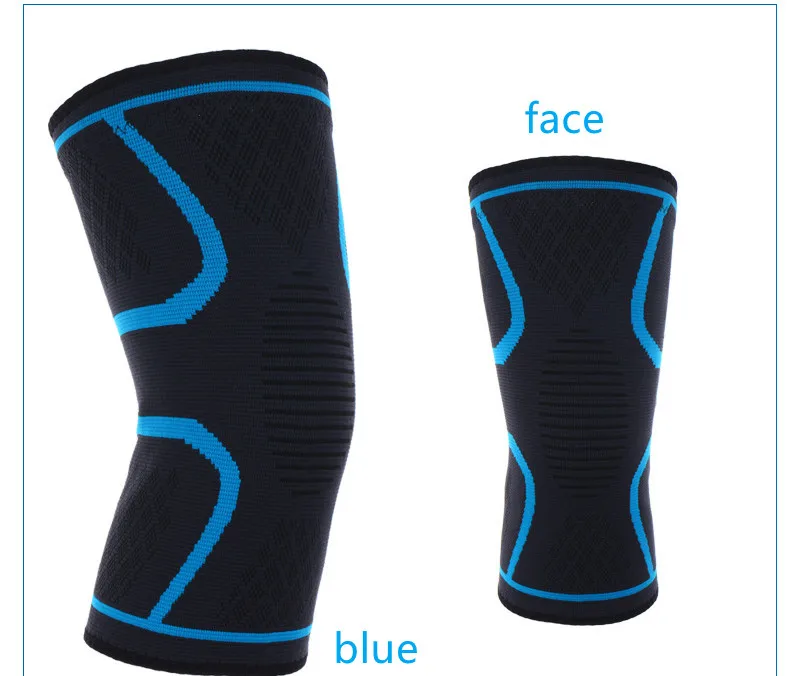 Genouillère De Sport élastique Et Respirante En Nylon - Compression, Pour Activité Physique