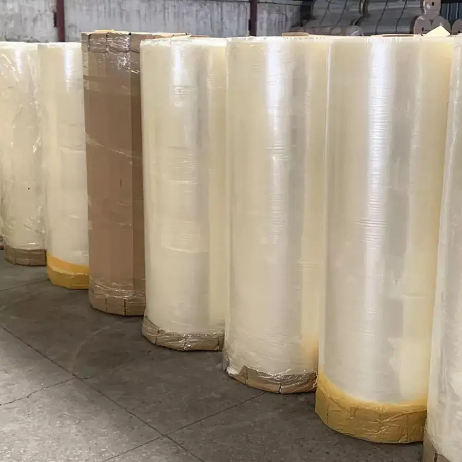 China self packing tape jumbo roll bopp film rolls bopp adhesive tape jumbo roll for sealing cartons