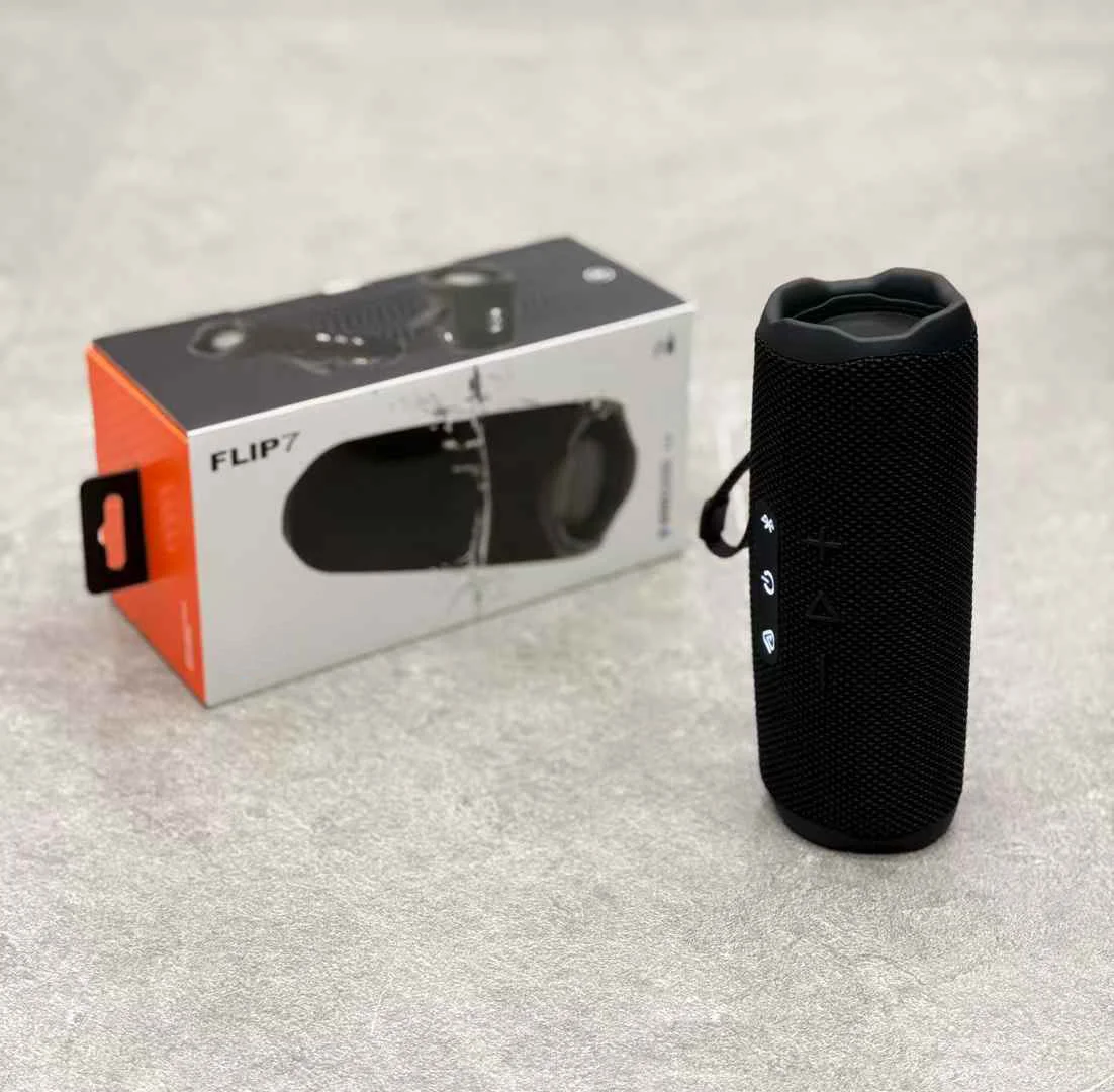 Outdoor Flip 7 Portable IPX2 Waterproof RGB 5.3 Drop-Proof Bold Pro AI Sound Boost 3-5 Hrs Playtime Battery Powered 175W