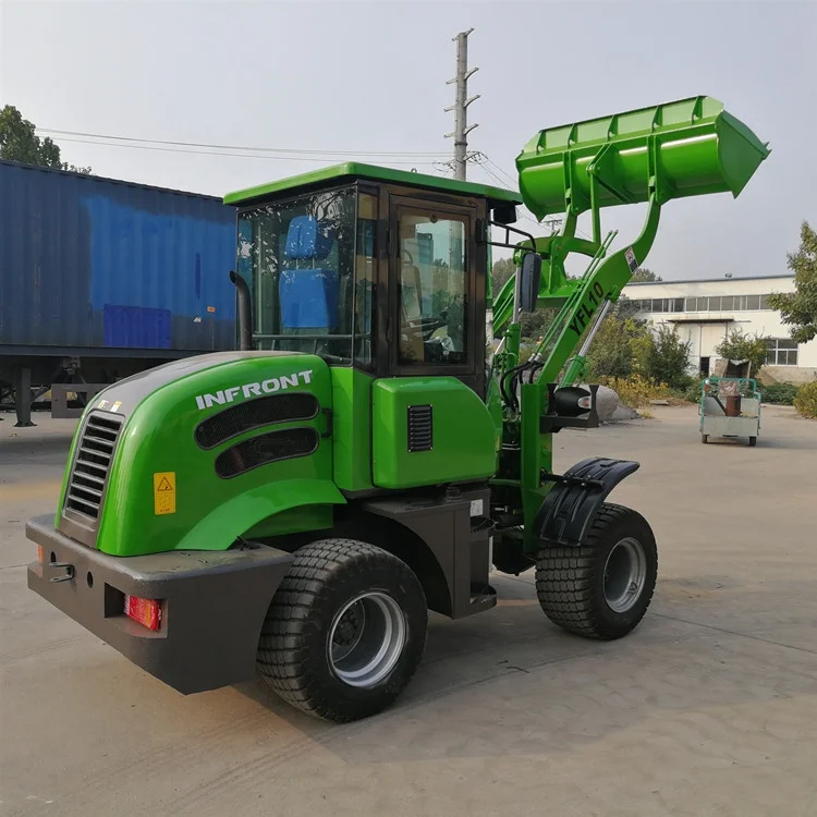 1 Ton Wheel Loader YFL10 China Mini Loader With CE EPA for US and Europe