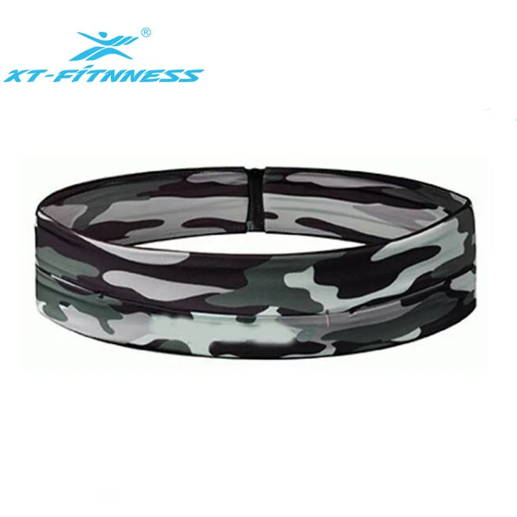 Оптовая продажа, эластичная Спортивная поясная сумка с принтом на заказ