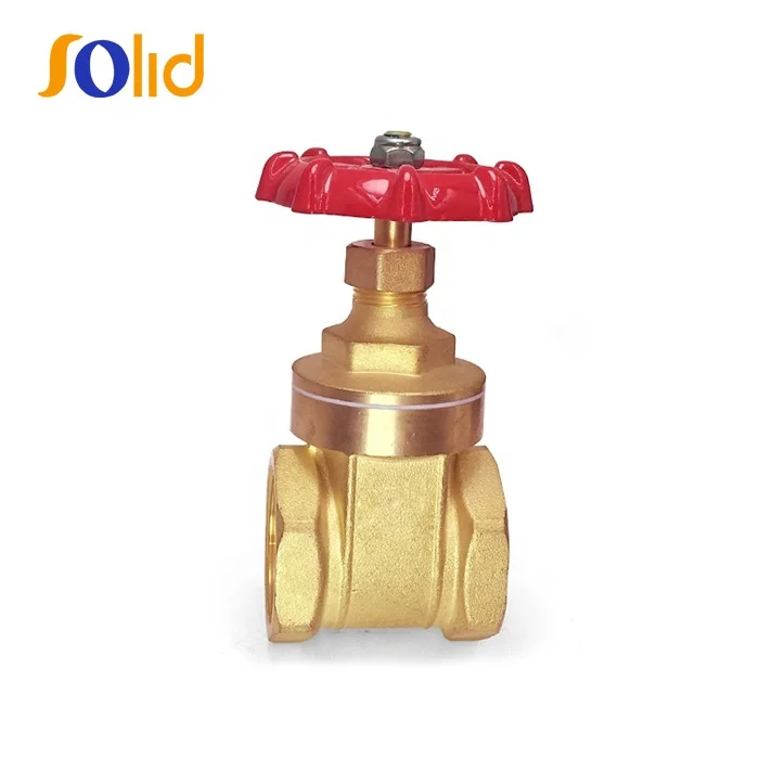 200 WOG Threaded Brass Gate Valve 1inch 2inch