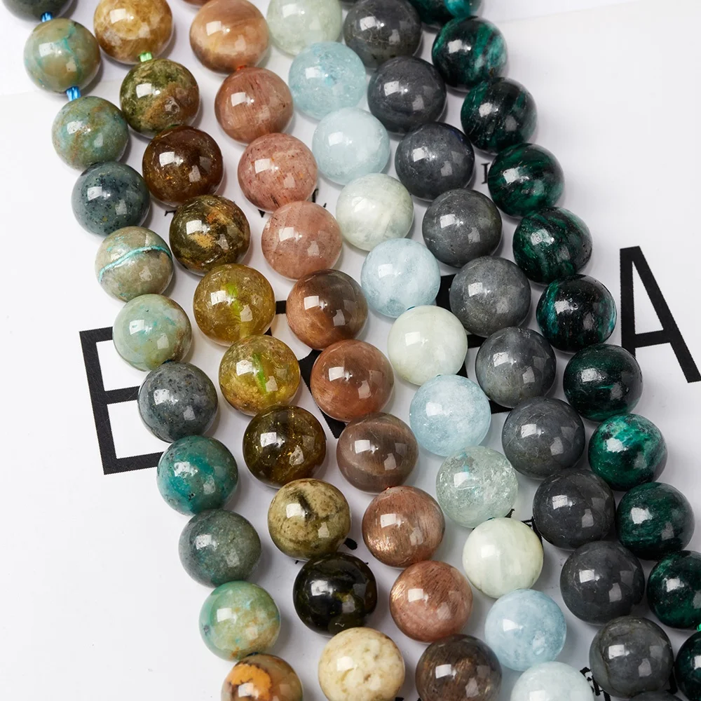 Perline In Agata Opaca 8 Mm – Filo Da 39,4 Cm, Pietre Naturali Rotonde Per Creare Gioielli Fai Da Te, Collane E Bracciali, India
