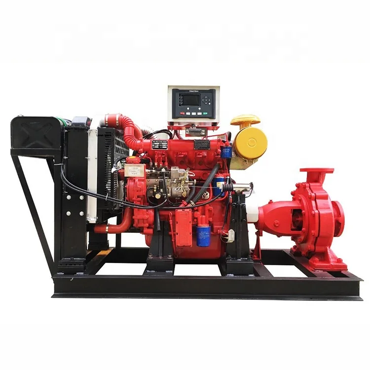 Ship Diesel Emergency Mobile Portable Fire Pump
