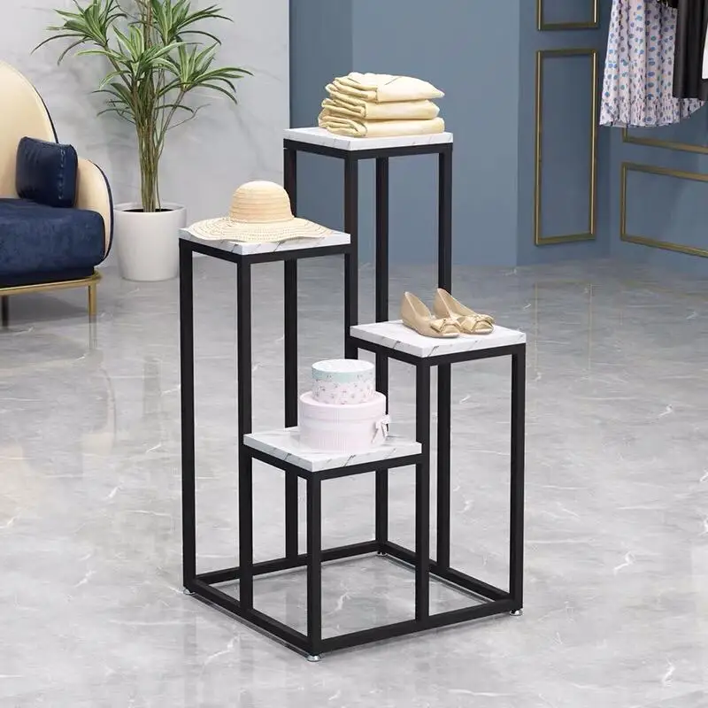 New Modern Factory Vertical Multi-layer Metal Sample Display Rack Handbags, Hats, Shoes, Flower Display Racks