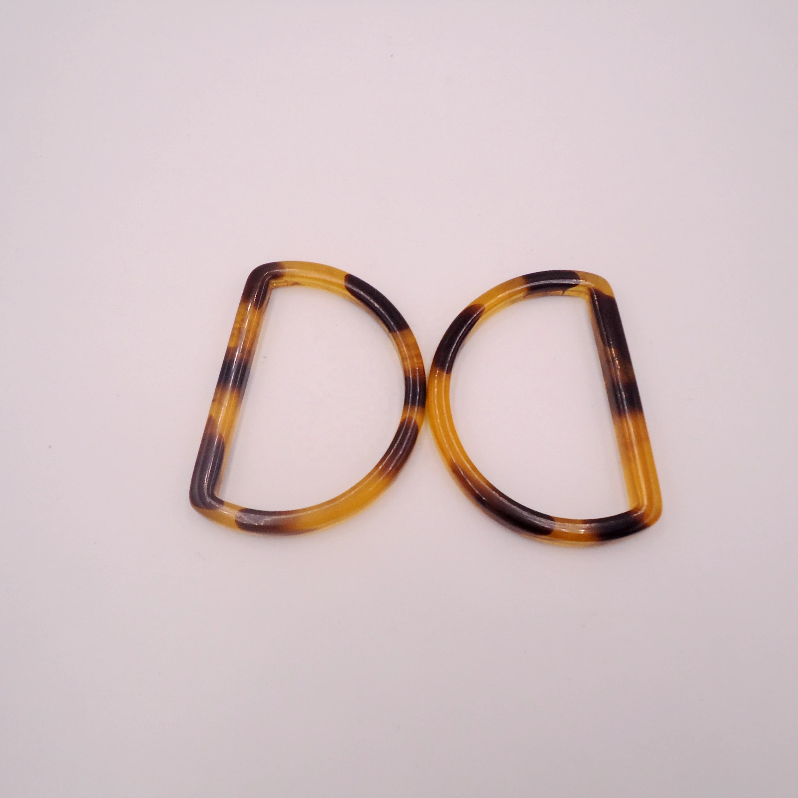 Custom Leopard Resin Plastic Tortoise d Ring Buckle