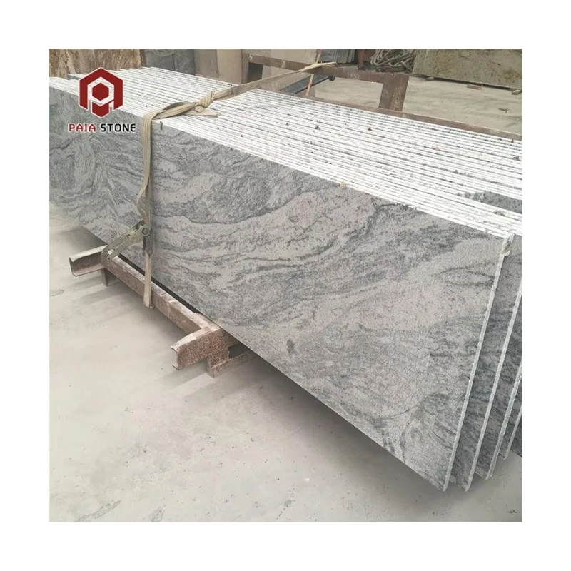 Современный дизайн: натуральная полированная гранитная плитка «Виконт Уайт», лучшая цена в Китае, для стен, напольных покрытий и наружных кухонь; изготовлена из крупных плит