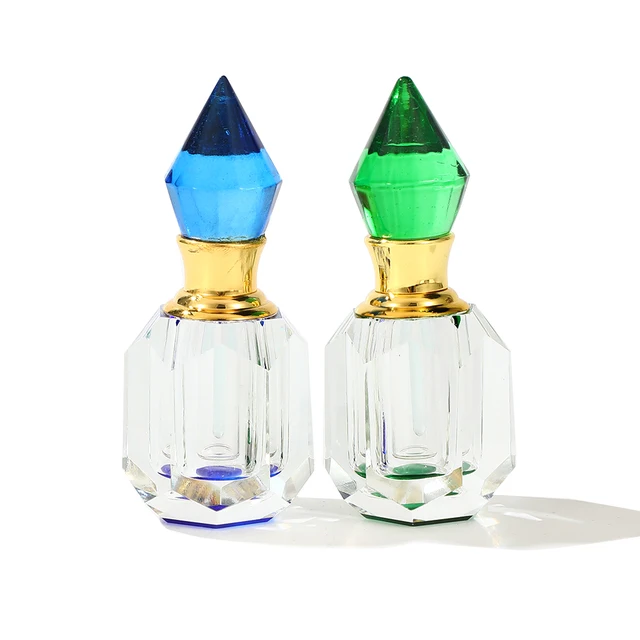 clear empty High-end luxury perfume bottle essential oil bottle crystal bottle