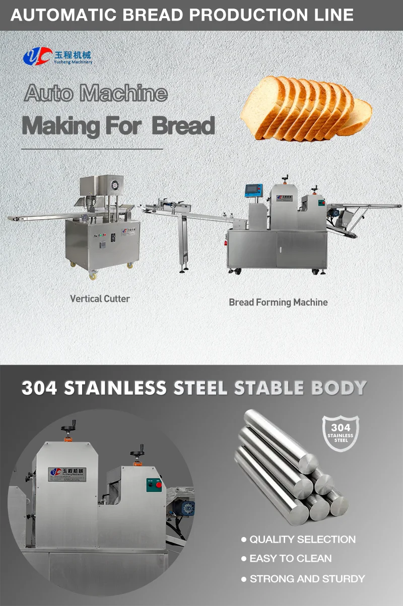 The latest style commercial toast bread making machine for sale supplier