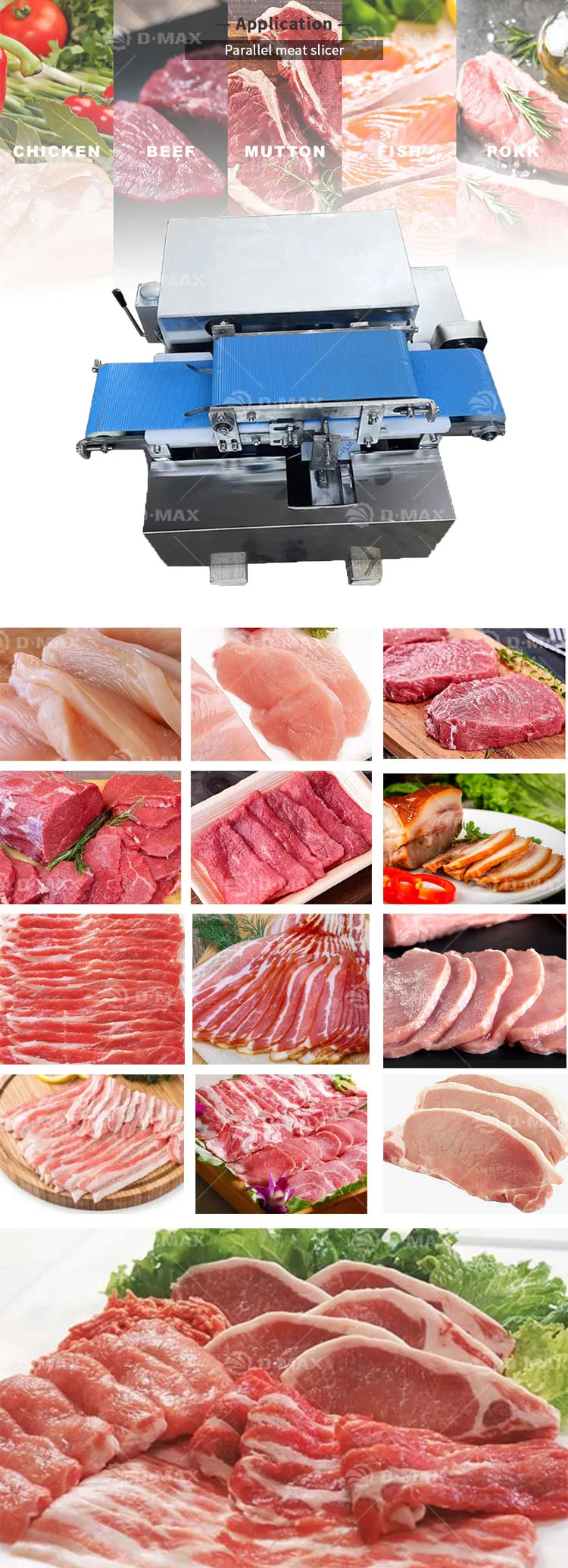 Filets Machine Efficient Fresh Meat Slicing with Domax's Filleting Machine