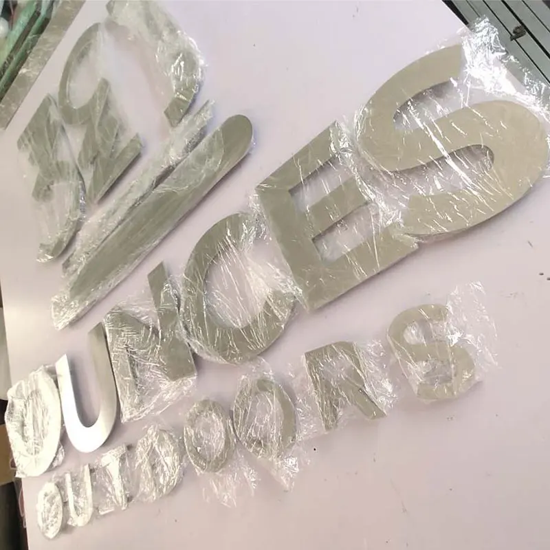 Company Sign Letter Logo Outdoor Advertising Board Large Metal Aluminum