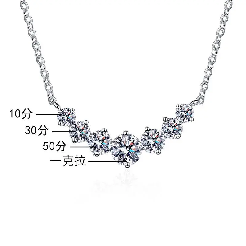ネックレス・ペンダント TATIANA Silver 925 moissanite 05 carat necklace DN0001 17069 ☆TATIANA☆ Silver 925 Moissanite 05 Carat Necklace DN0001