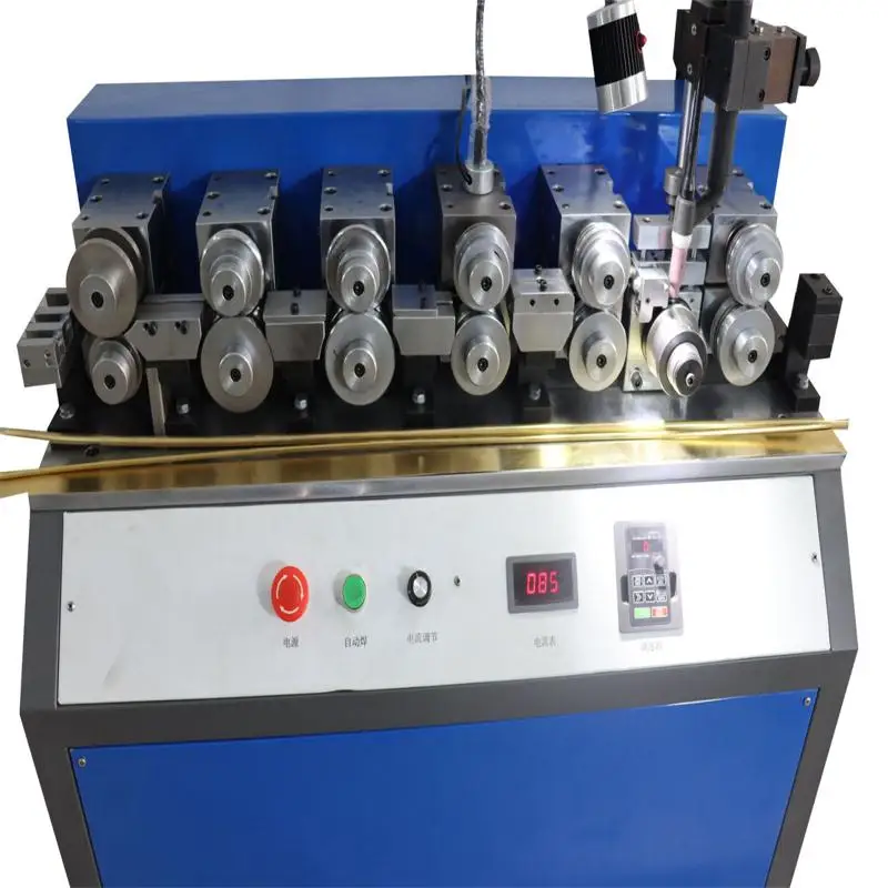 Gold Jewellery Hollow Tube Forming Machine with Automatic Soldering
