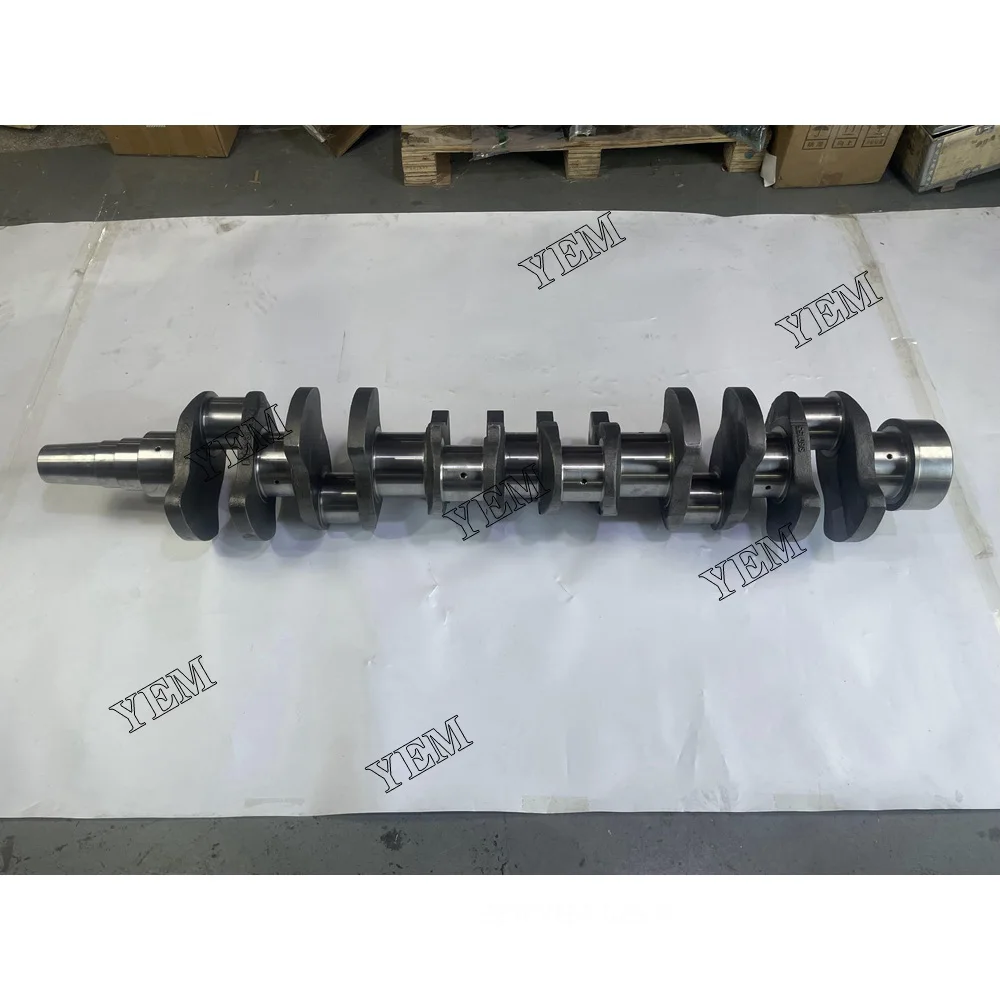 6D155 Crankshaft for Komatsu Excavator Engine Replaces Engine Spare Parts 6