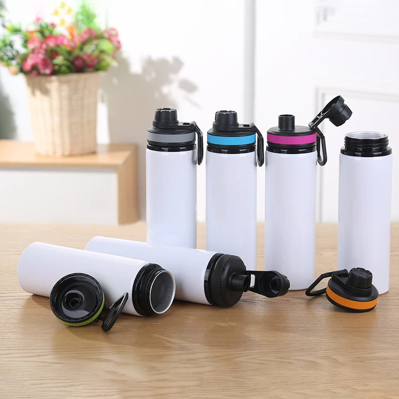 500ml 600ml 750ml Wholesale Hot Selling Sublimation DIY Aluminium Big Mouth Outdoor Sports Water Bottle