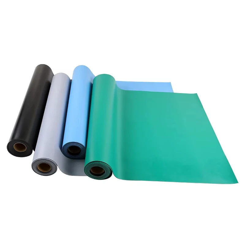 Leenol Industrial Cleanroom Antistatic ESD Rubber Table Mat Customized Cutting Rubber Mat