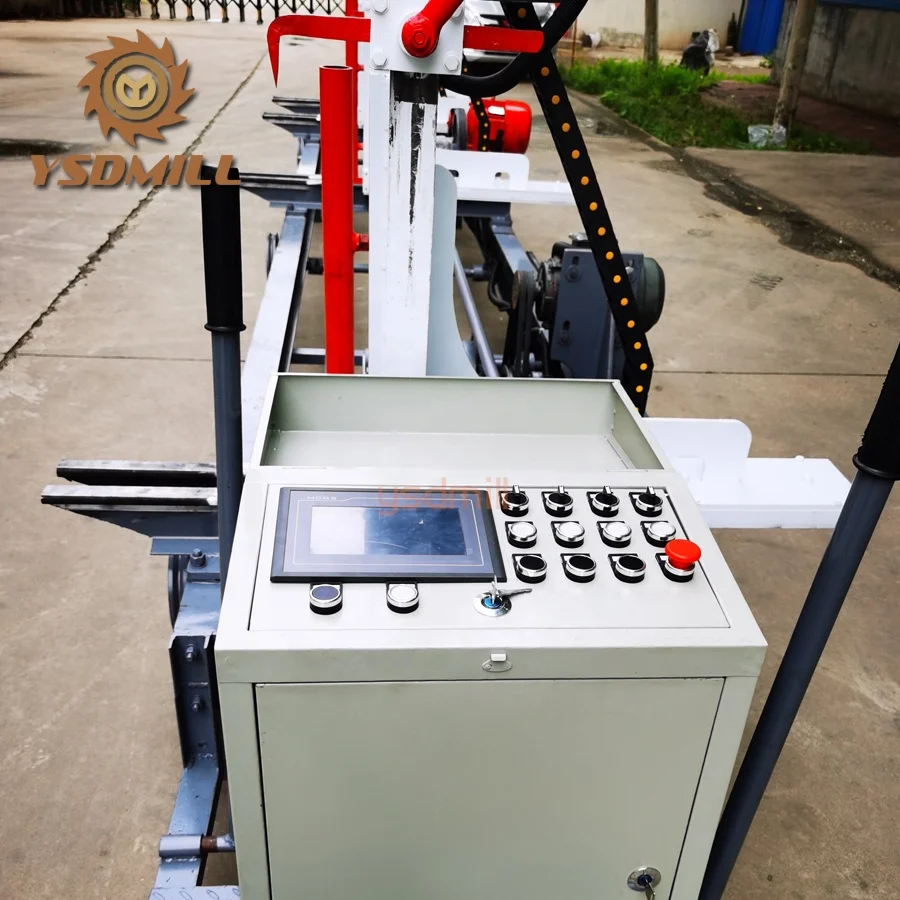 Sawmill Woodworking Log Carriage With Band Saw Machine for Wood Cutting