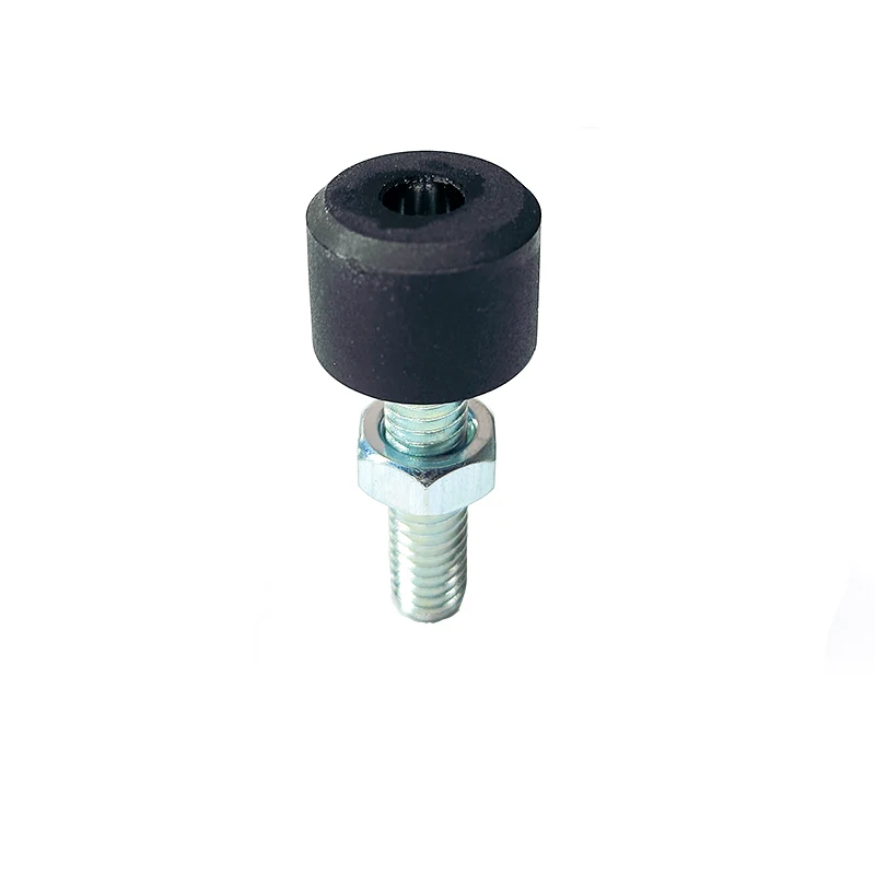 UNAH Stopper Bolts-Hex Socket Head With Urethane Bumper M3-16 Coarse Thread Galvanized