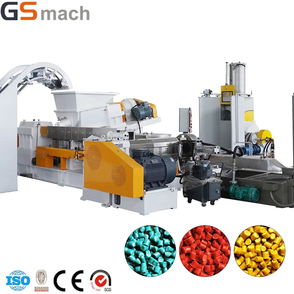 Линия гранулирования экструдера двухступенчатой машины для производства кабелей HFFR LSFH