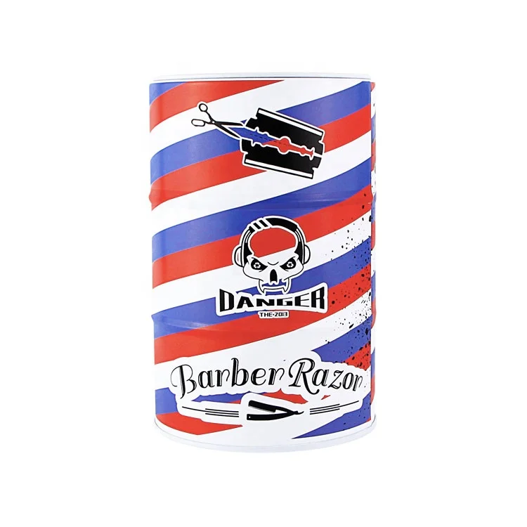 Хорошее качество Парикмахерская бритва удаление чехол переработки безопасное хранение лезвия жестяная коробка