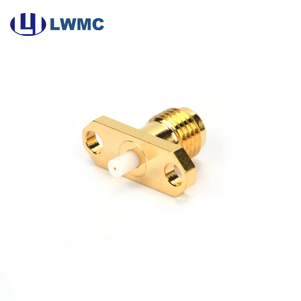 SMA femmina con flangia a 2 fori