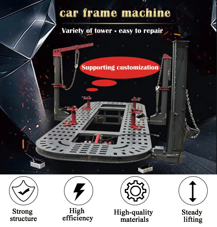 Heavy Truck Frame Machine Car Frame Puller Bed Straighten Chassis Cama