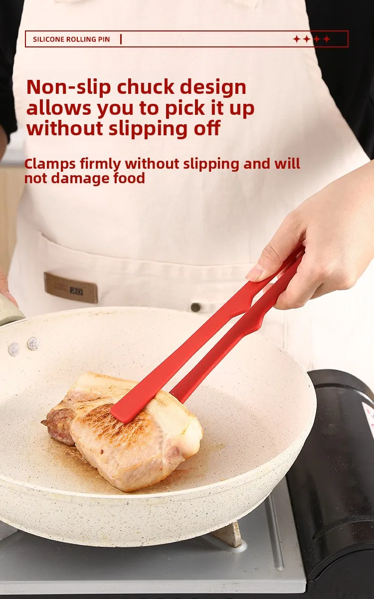 All-Inclusive Silicone Food Clip for Kitchen Utensils High Temperature Resistant for Bread Ice-New Innovation Kitchen manufacture