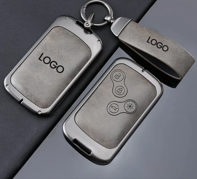 Latest Fashion Luxury Zinc Alloy Leather for renault Talisman Koleos megane SM6 QM6 Key Card Holder Cover Sleeve Protector Latest Fashion Luxury Zinc Alloy Leather for renault Talisman Koleos megane SM6 QM6 Key Card Holder Cover Sleeve Protector