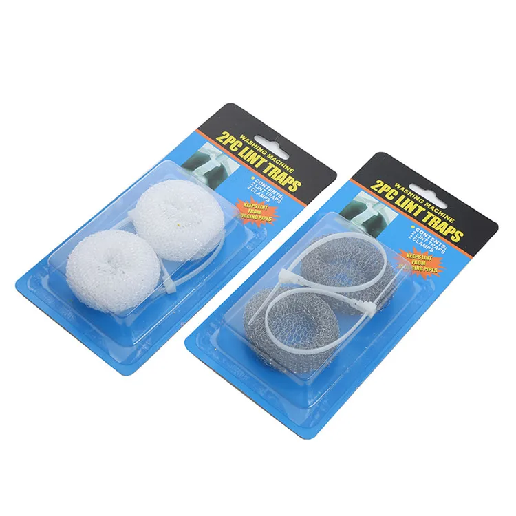 2PC Metal Mesh Lint Trap