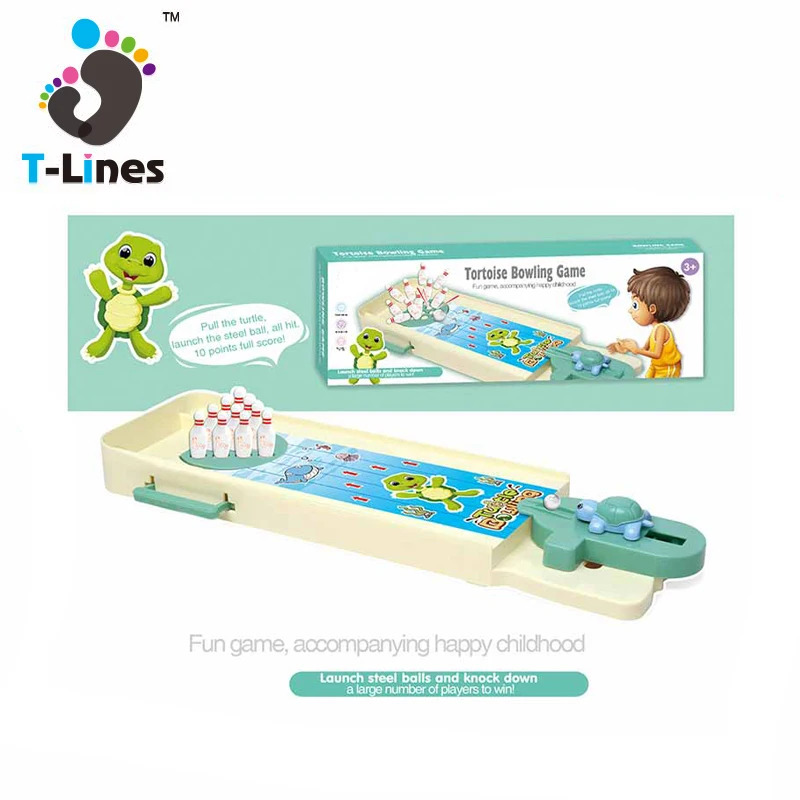 Настольная пластиковая мини-игра для боулинга хорошего качества игрушка детей и
