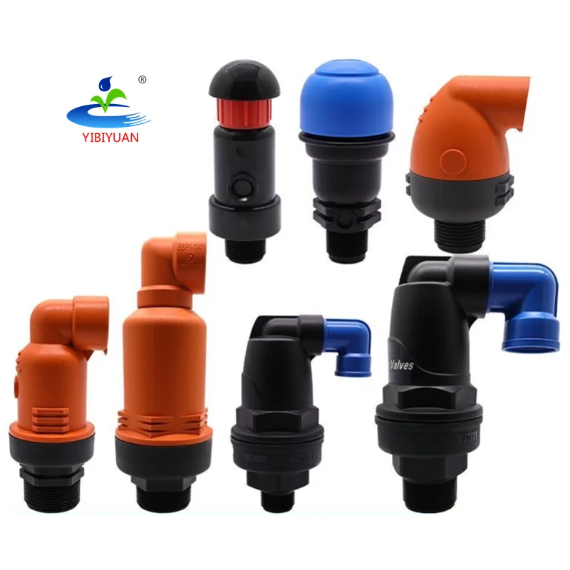 Farm Drip Irrigation System Air Valve Pressure Release Valve 3/4 Plastic Relief Shutoff Air Vent Valve