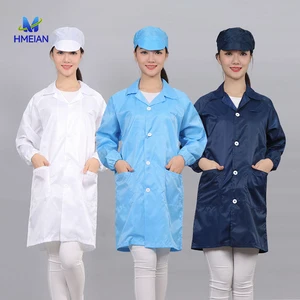 Wholesale Antistatic Clothing Work Esd Lab Cleanroom Clothes Garment Antistatic Clothes Esd Coat Esd Suits